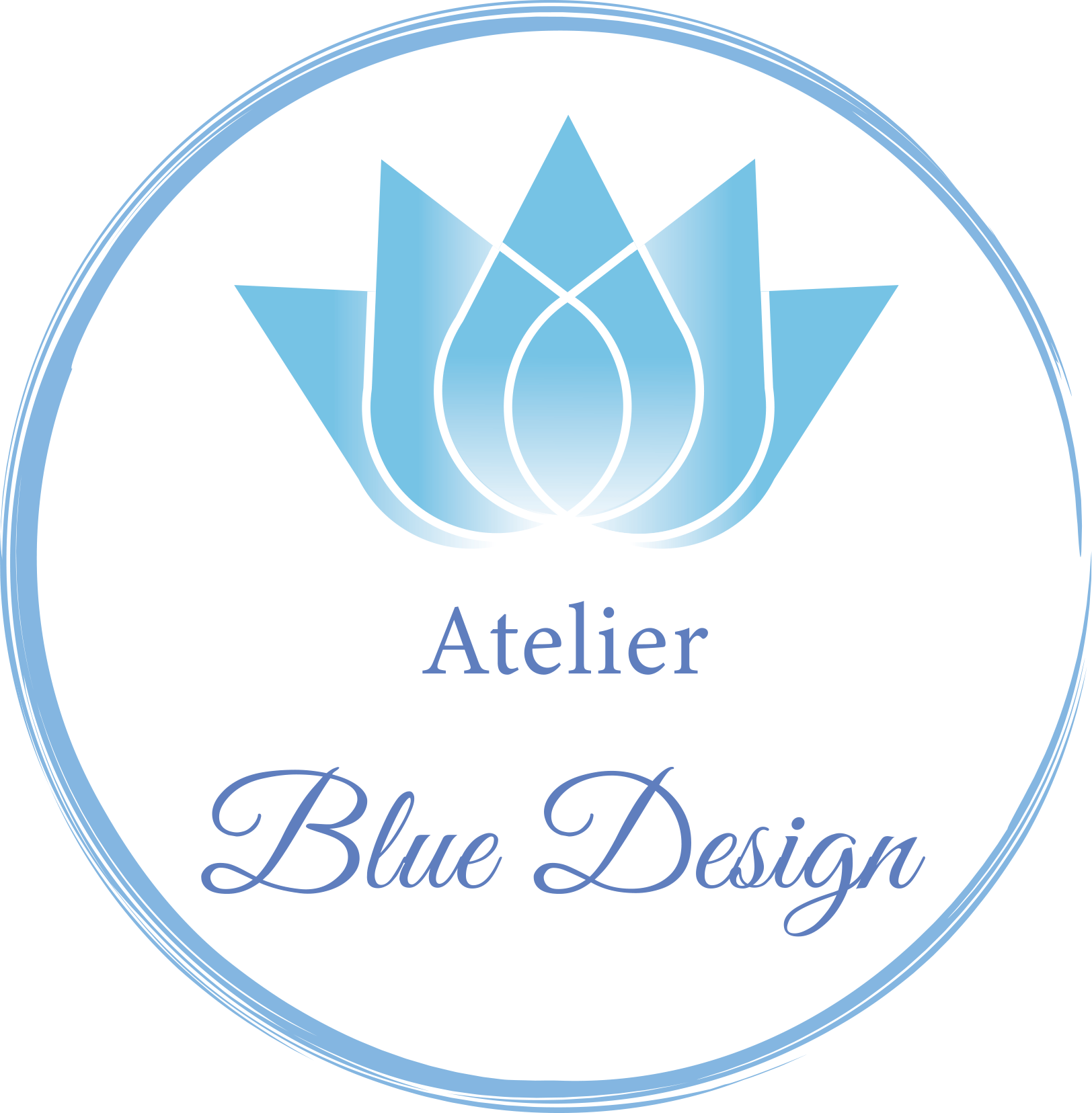 アトリエ ブルー デザイン ロゴ