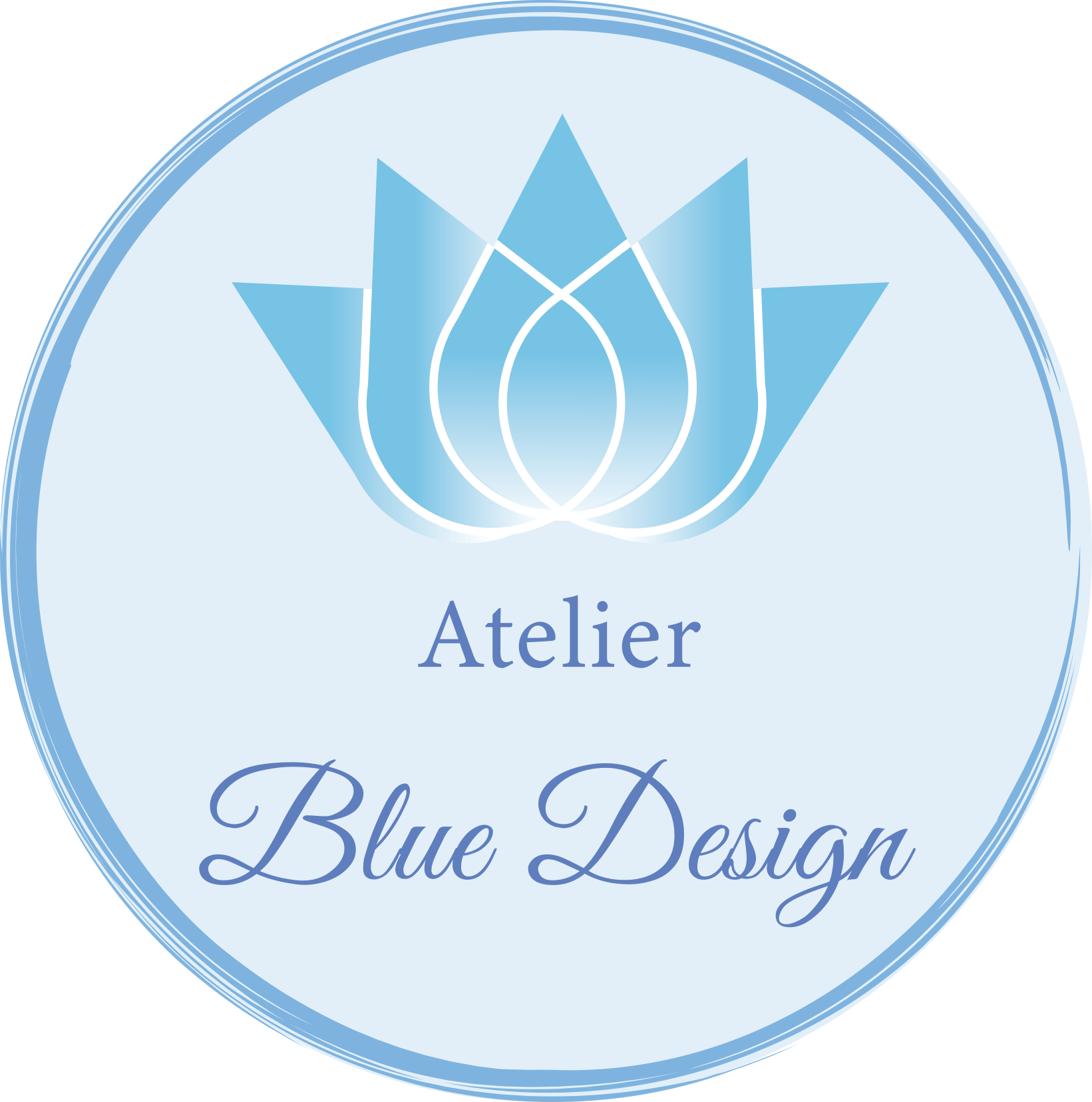 アトリエ ブルー デザイン ロゴ
